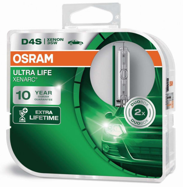 OSRAM D4S 35W Ultra Life 10 Jahre Garantie Set - 2 Stück